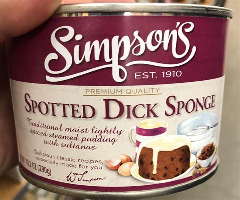 Spotted Dick Sponge Is A Pretty Good One Rareinsults