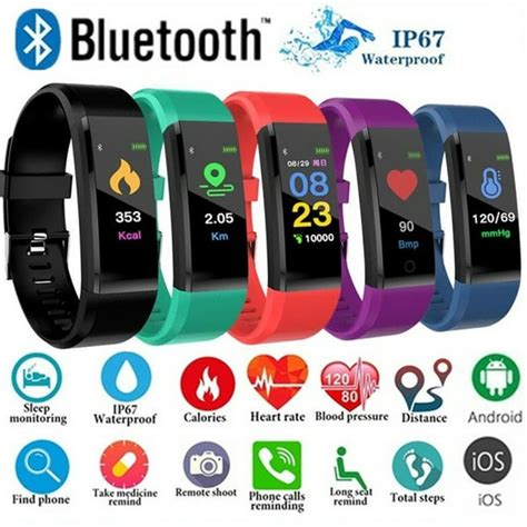 Fitness Tracker Hr Activity Tracker Watch With Heart Rate Monitor