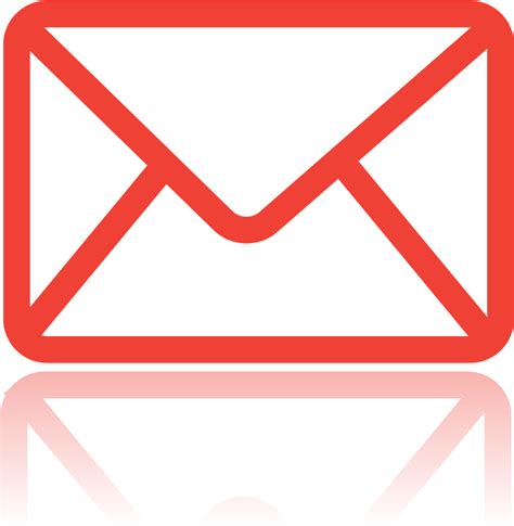 Message Clipart Mail Symbol Envelope Red Icon Png Download Full