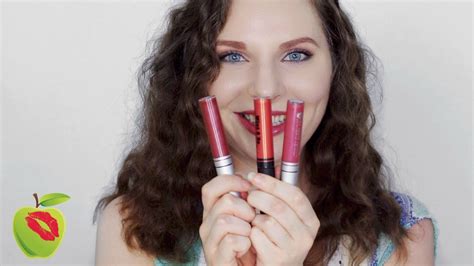 Introducing Three New Red Apple Lipstick Glosses Youtube