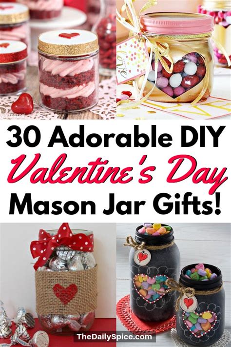 30 Diy Valentines Day Mason Jar Ts Anyonell Love The
