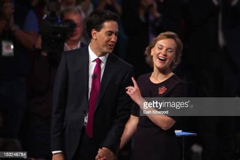 Labour Party Leader Ed Miliband Is Joined On Stage By Wife Justine News Photo Getty Images