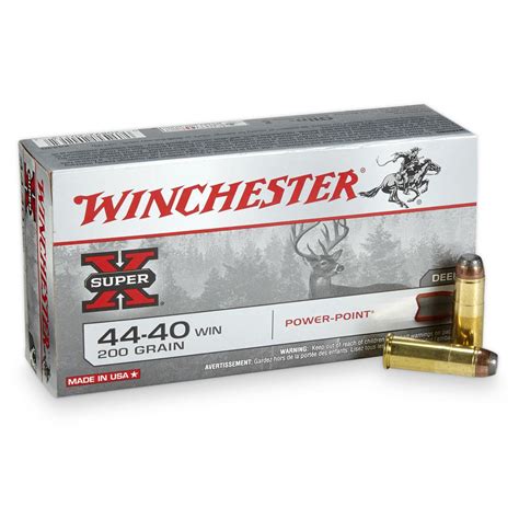 Winchester Super X 44 40 Winchester Pp 200 Grain 50 Rounds 12169