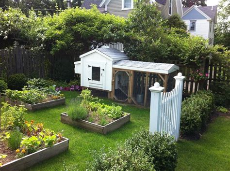 You can look at the picture. Backyard Garden - Farmhouse - Landscape - boston - by ...