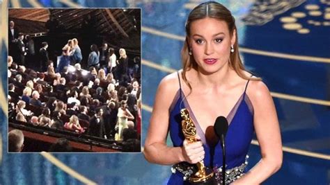 Brie Larson Hugs Every Sexual Assault Survivor From Gagas Oscar Performance