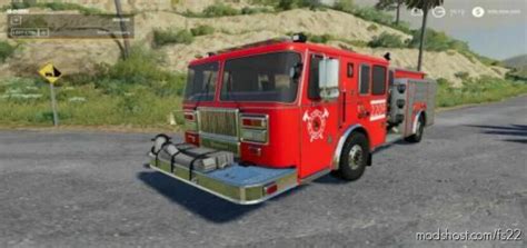 Fire Truck Farming Simulator 22 Vehicle Mod Modshost