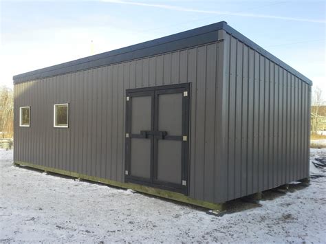 Painted wood storage building shed and sidewall door. Storage Sheds / Garages - Prices - Northern Storage Sheds ...