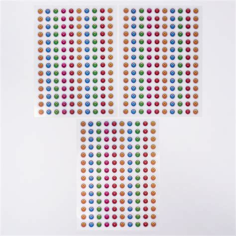 Fun Stickers 10mm Multicolour Sparkly Smile Faces Award Stickers Laser