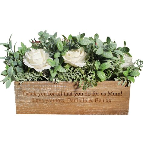 See our pick of the best. Personalised Artificial Flower Box | Love My Gifts