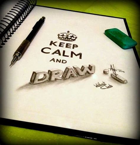 Keep Calm And Draw By Antoniont On Deviantart Art Journal Inspiration