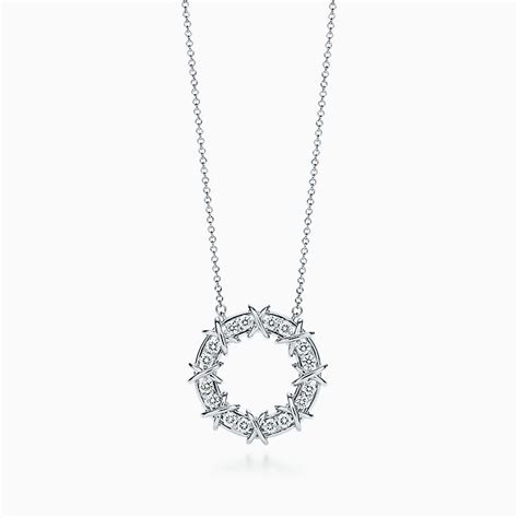 Tiffany And Co Schlumberger Platinum Necklaces And Pendants Tiffany And Co