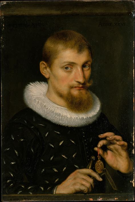 Peter Paul Rubens Portrait Of A Man Possibly An Architect Or