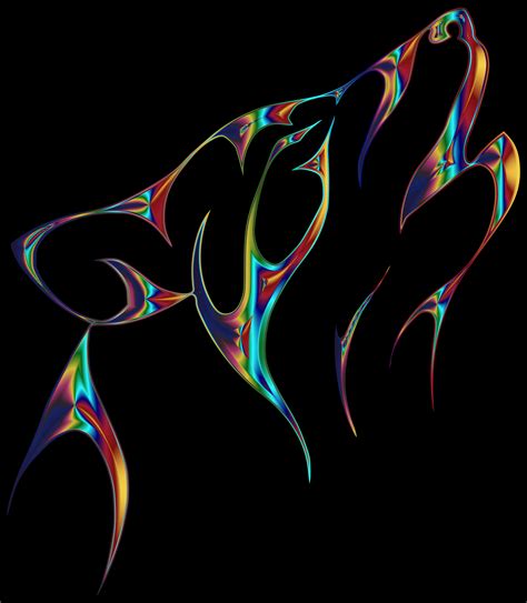 Psychedelic Tribal Wolf By Gdj Tribal Wolf Psychedelic Psychedelic Art