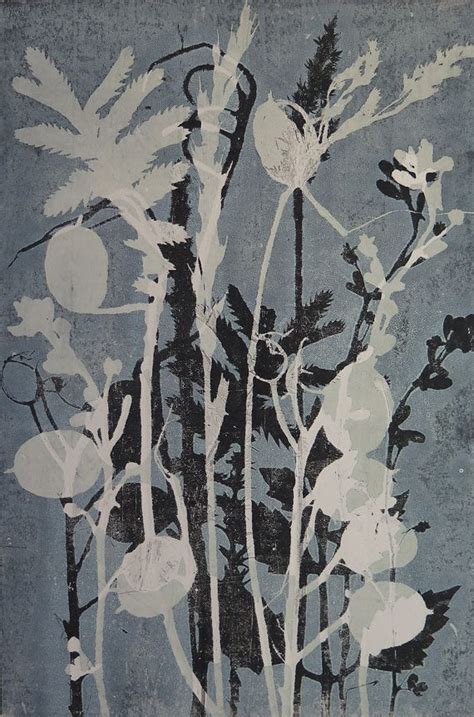 Floral Monoprint Nature Prints Monoprint Art