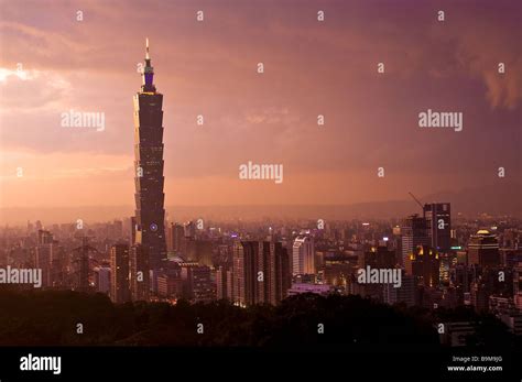 Taiwan Taipei Taipei 101 Tower One Of The Highest Towers In The