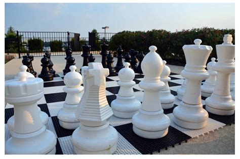 Giant Chess 64cm Giant Chess Outdoor Pieces Chess World