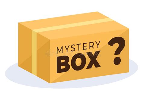 Mystery T Box With Cardboard Box Open Inside With A Question Mark