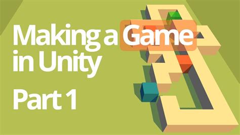 Making A Simple Game In Unity Part 1 Unity C Tutorial Youtube