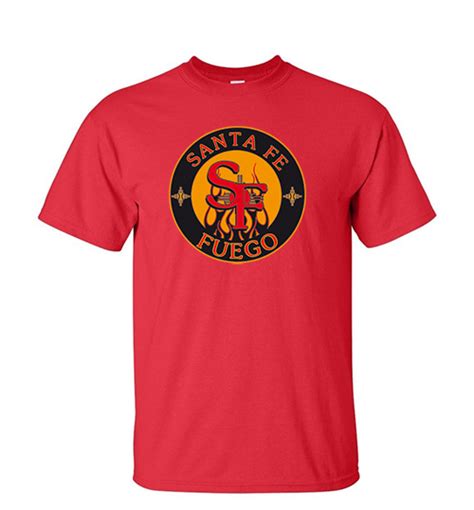 Santa Fe Fuego Red Cotton T Shirt
