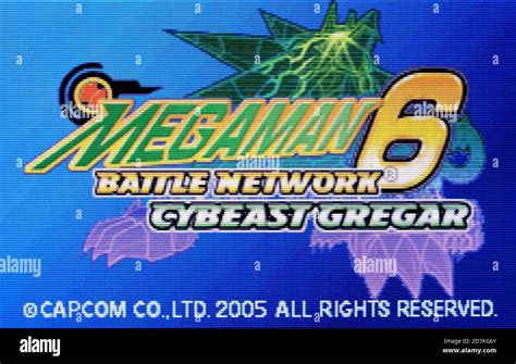 Megaman Battle Network 6 Cybeast Gregar Nintendo Game Boy Advance