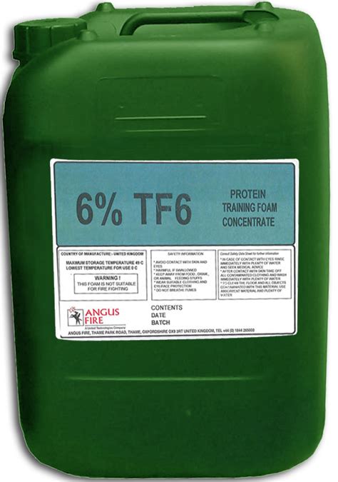 Foam concentrate is based on hydrocarbon surfactants. TF6 | Oil Technics Fire Fighting Foam
