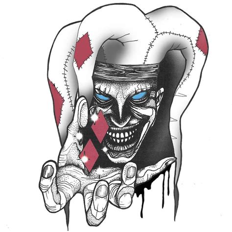 Scary Clown Drawing Joker Art Drawing Creepy Drawings Skulls Drawing