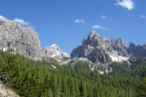 Dolomites Mountains Northern Italy Stock Image Image Of Erosion