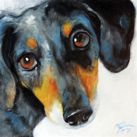 Dachshund Oil Paintings For Sale Dog Paintings Doxie Art Dachshund Art