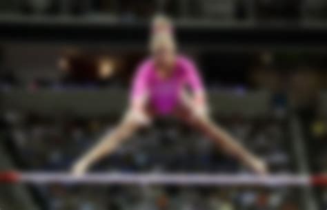 Ashton Locklear On The Uneven Bars At The 2016 Us Womens Gymnastics Olympic Trials