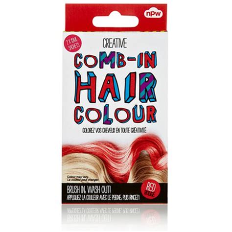 Npw Creative Fun Brush Comb In Wash Out Hair Colour Dye 2
