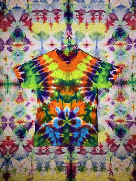 Medium Psychedelic Tie Dye Shirt Etsy