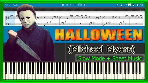 Michael Myers Theme Piano Sheet Music Musescore Meyers Sheet Music