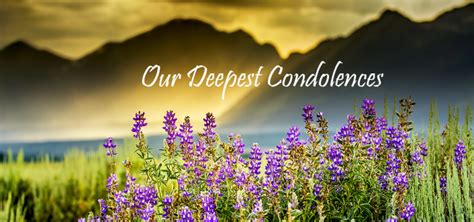 Expressing condolences in english it is a good idea to name the person who died. Doyon Limited Condolences