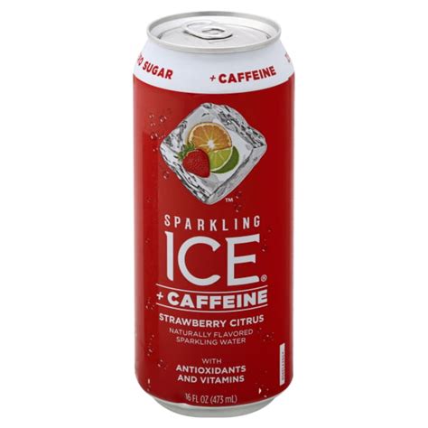 Sparkling Ice Caffeine Strawberry Citrus Naturally Flavored Sparkling