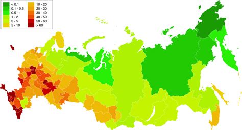 Russian Population Density Map Population Density Map Vrogue Co