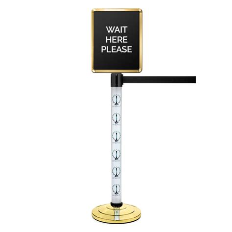Fixed Mount Stanchion Signs Lytepost