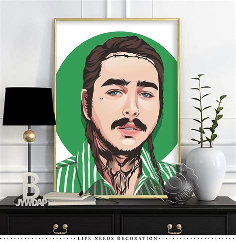 Poster Malone Posters Modern Abstract Posters And Prints Music Rap