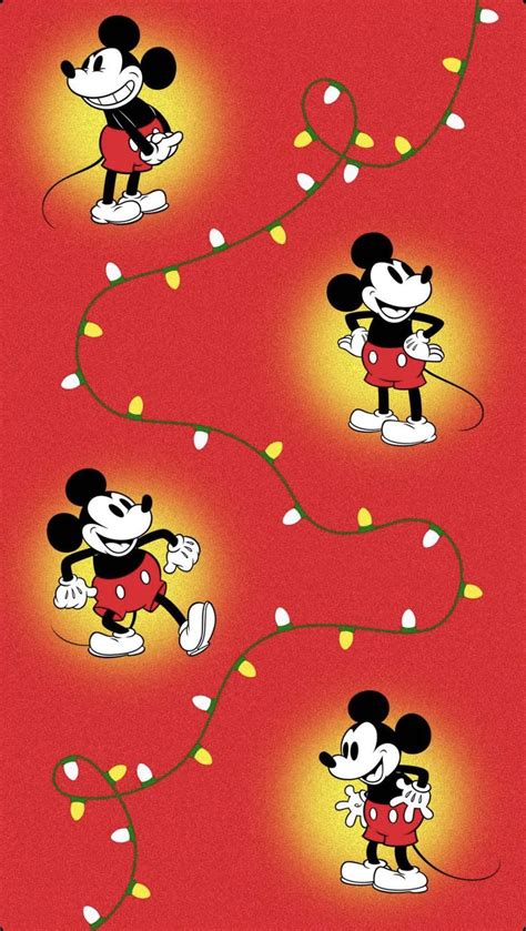Mickey Mouse Christmas Wallpaper Fondo De Pantalla Disney Disney