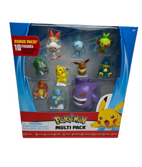 Wicked Cool Toys Pokemon Battle Figures Pack Of 10 For Sale Online Ebay
