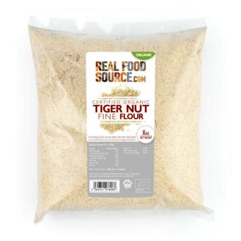 Realfoodsource Organic Fine Tiger Nut Flour Kg For Sale Online Ebay