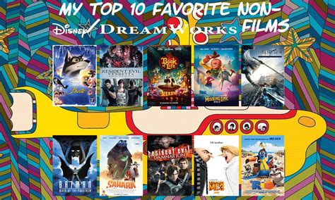 My Top 10 Favorite Non Disney Dreamworks Films 2 By