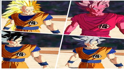 Goku All Dbs Transformation Complete Gi Xenoverse Mods