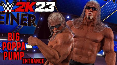 WWE 2K23 Big Poppa Pump Entrance Scott Steiner Hidden Model 4K