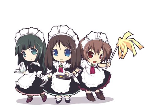 Il suffit de cliquer et regarder! murakami suigun, girls, maids Wallpaper, HD Anime 4K ...