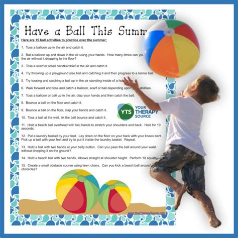 Beach Ball Games And Activities Your Therapy Source
