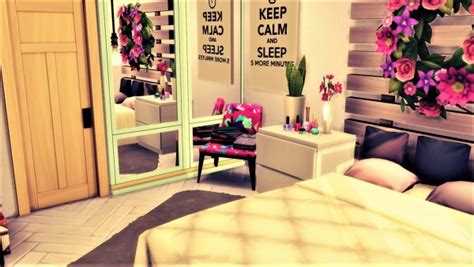 Agathea K Flower Decor Bedroom Sims 4 Downloads