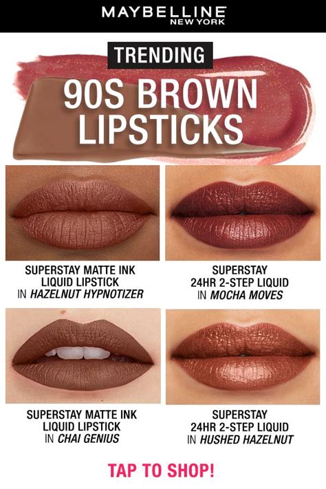 90s Makeup Brown Lipsticks Brown Lipstick Lipstick Makeup