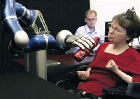 Paralyzed Woman Moves Robotic Arm With Her Thoughts The Washington Post