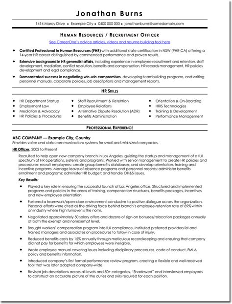 Acting as the first point of contact for any human resources issues. 6+ Formats and CV Examples for Human Resource Jobs