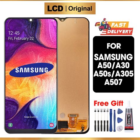 Jual LCD SAMSUNG A50 A50S Original 100 LCD TOUCHSCREEN Fullset Crown